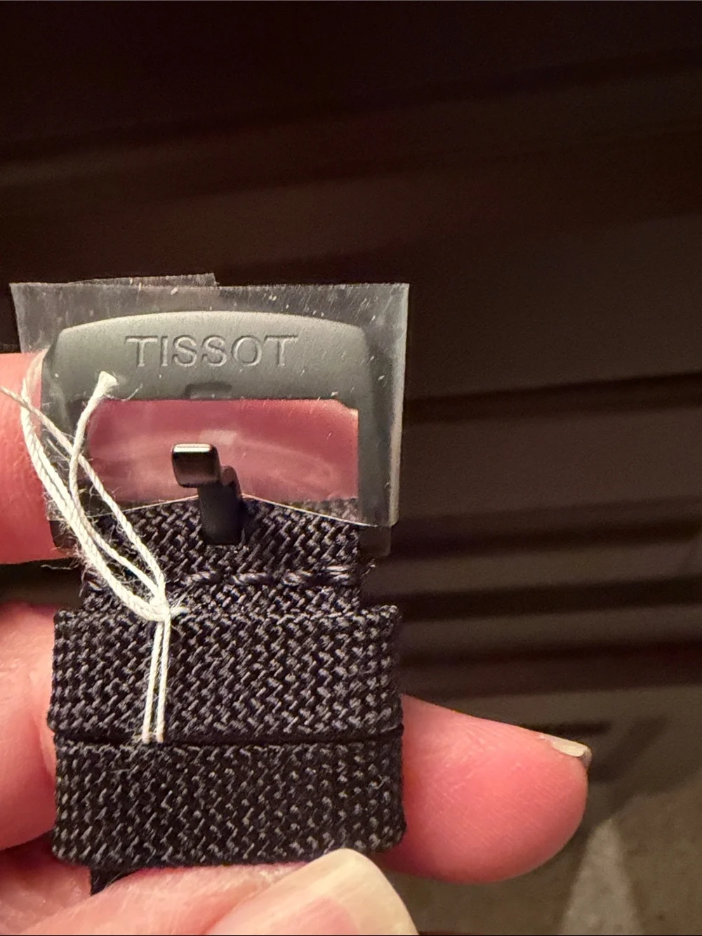 Tissot Men's White Dial Chronograph Watch with Black Accents